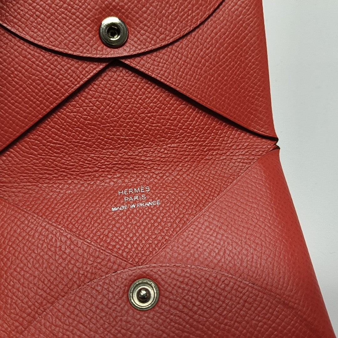 Calvi Epsom Pink Card Holder