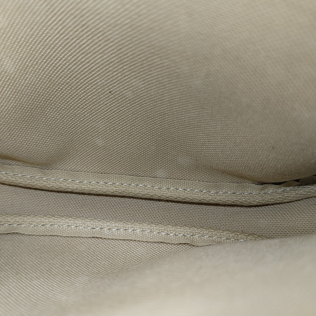 Authenticated pre-owned  ACCESSOIRES Mini Coated Canvas White - Top Handle Bag at Looply