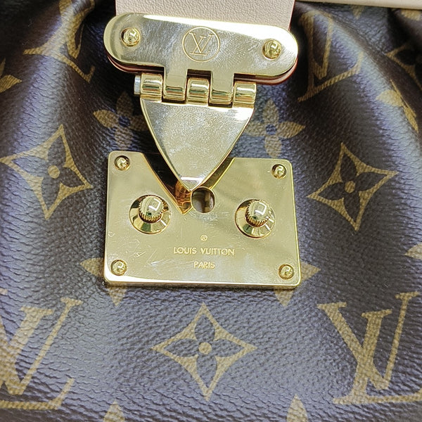 CLUTCH Monogram Coated Canvas Brown