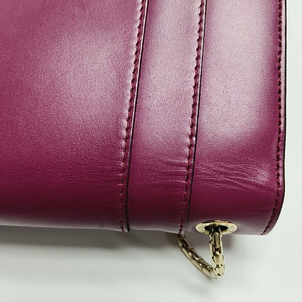 SERPENTI FOREVER Small Calfskin Red
