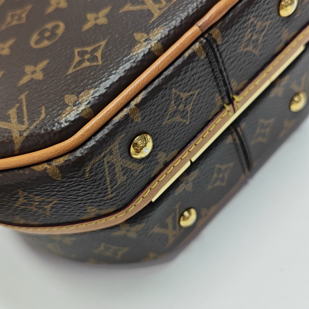 BOITE CHAPEAU PM Monogram Coated Canvas Brown