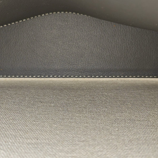 Coated Canvas Shoulder Bag Gray