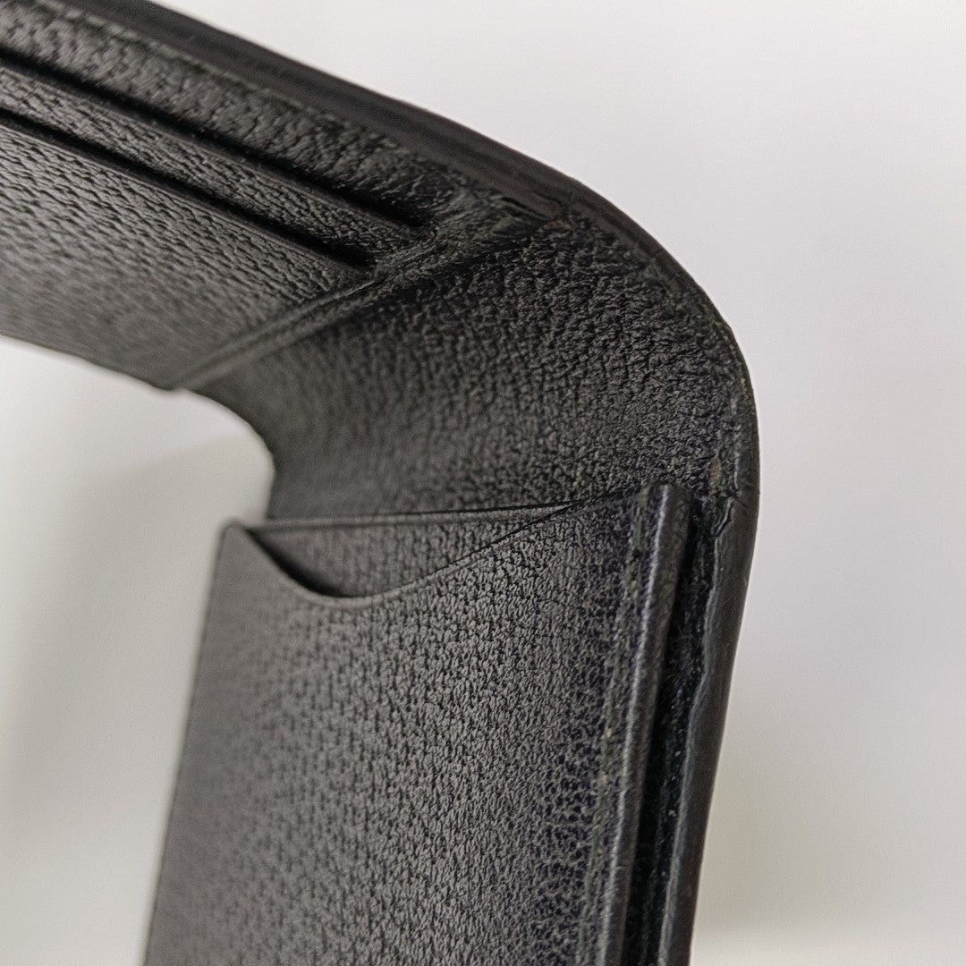 GG Marmont Mini Calfskin Black Card Holder