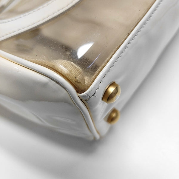 TRIPLE CC Patent Leather White