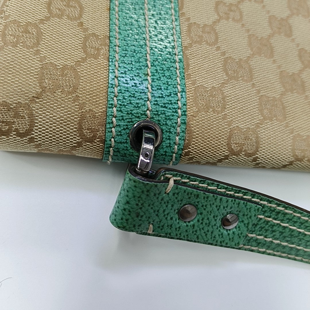Monogram Canvas Top Handle Bag Beige