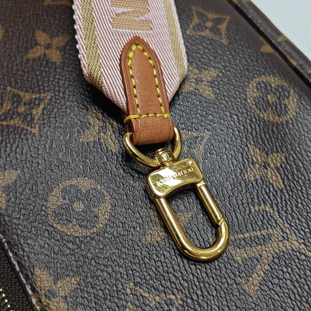 MULTI Monogram Coated Canvas Brown