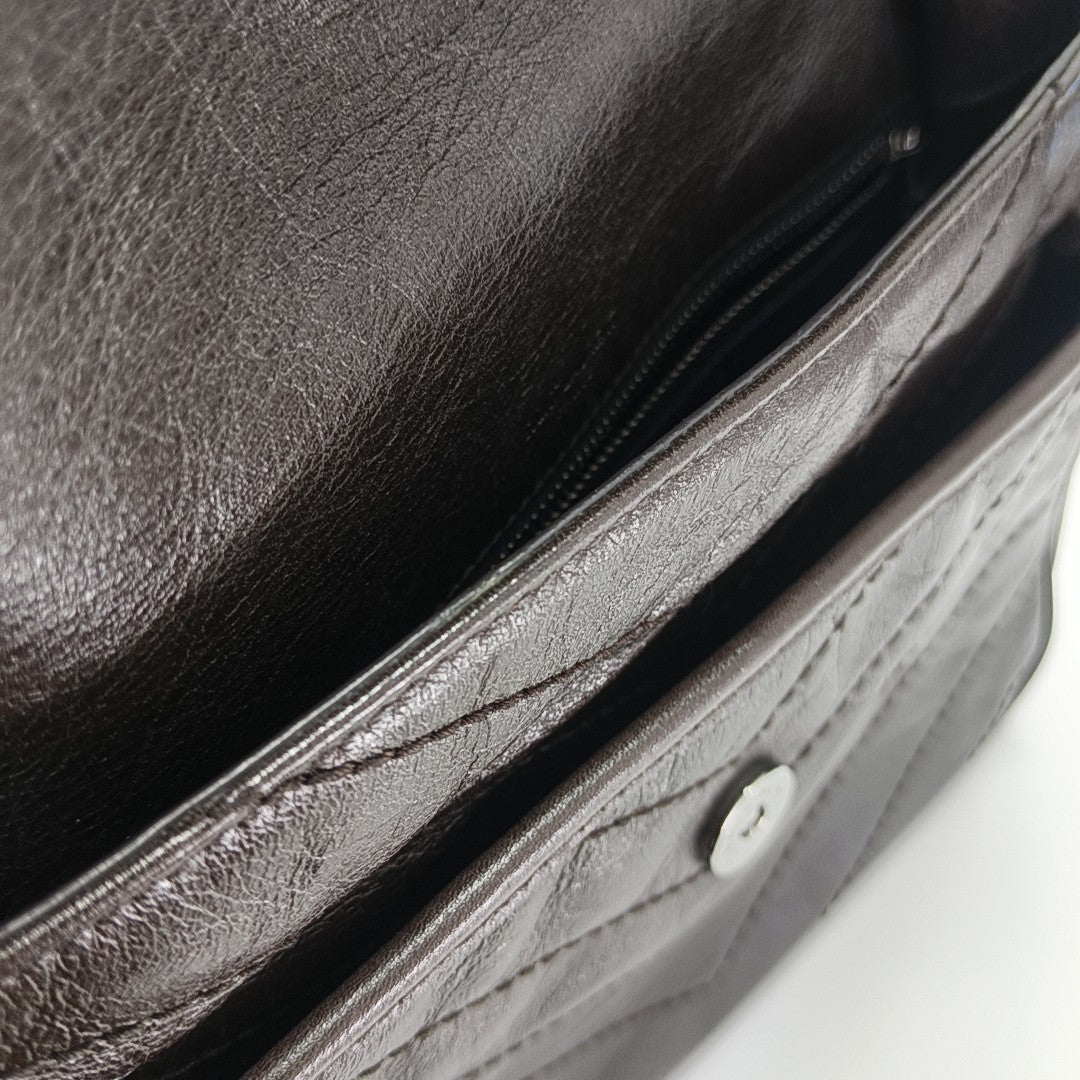 NIKI Medium Quilted Calfskin Brown