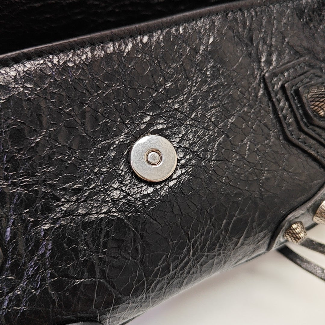 Le Cagole Mini Lambskin Black