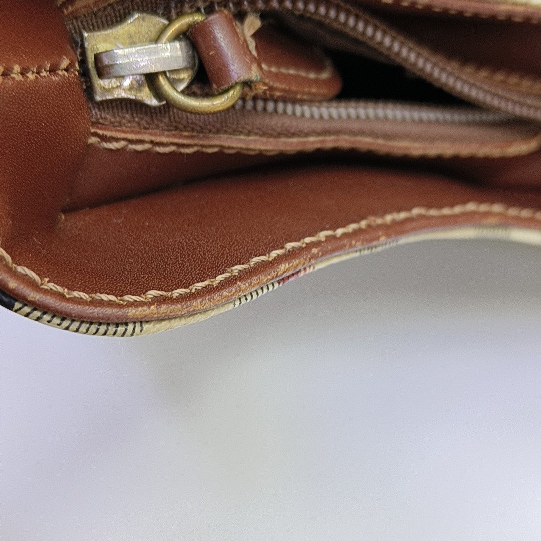 Coated Canvas Tote Bag Beige