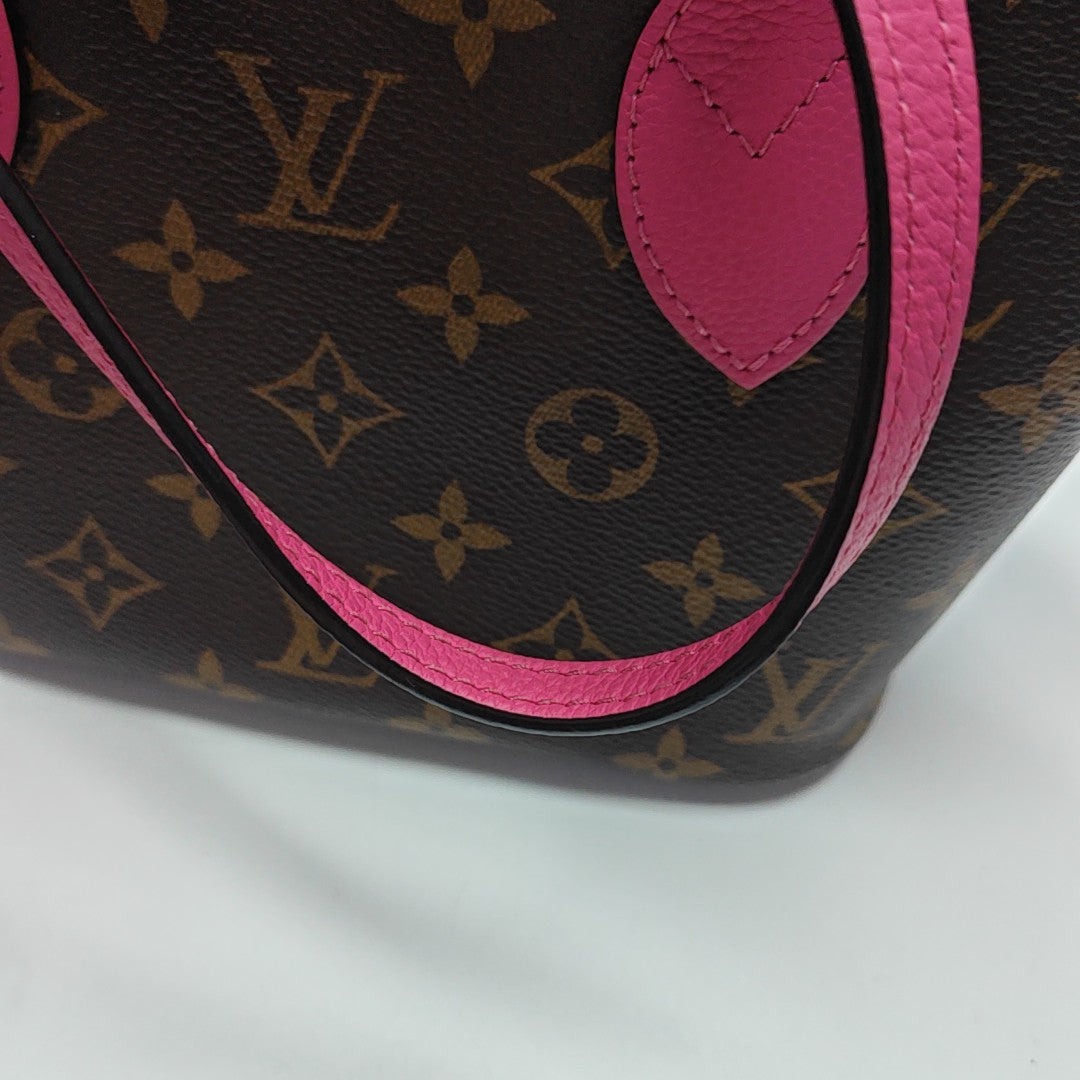NEVERFULL INSIDE OUT BB Monogram Calfskin Red