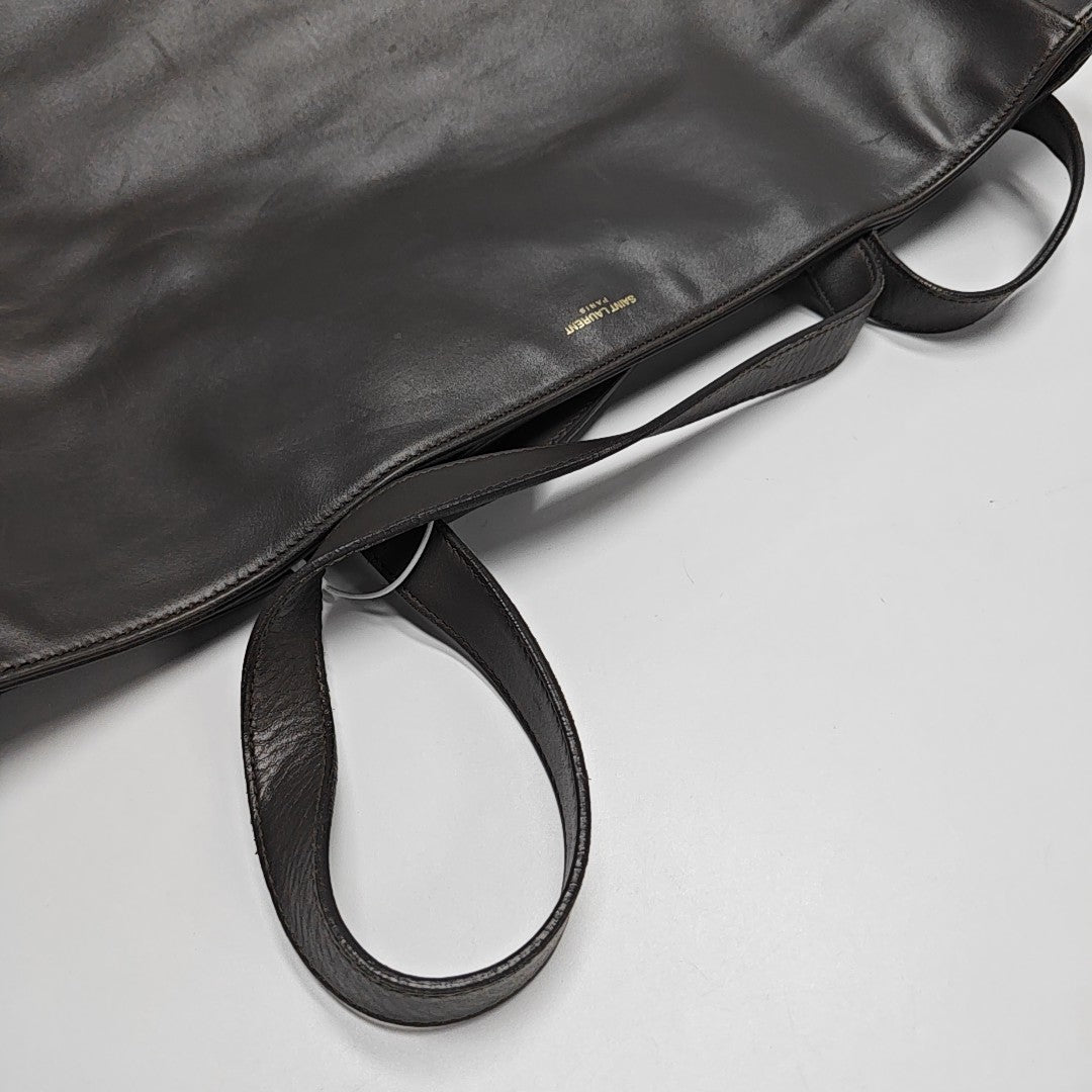 SHOPPING BAG Calfskin Gray