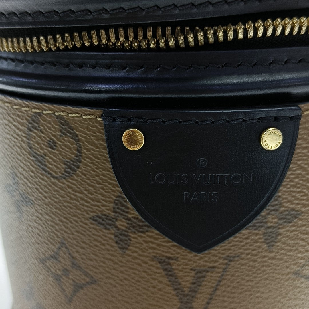 CANNES PM Monogram Coated Canvas Brown