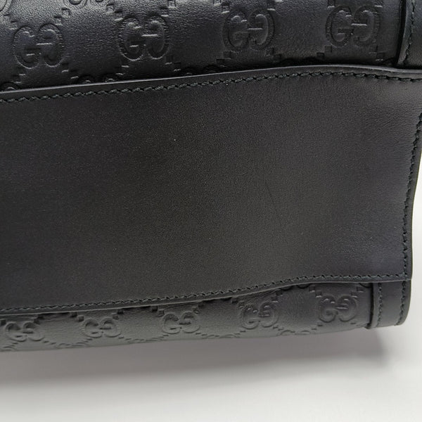 Padlock Medium Monogram Calfskin Black