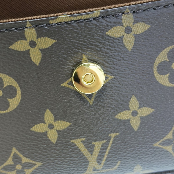 IVY Monogram Coated Canvas Brown