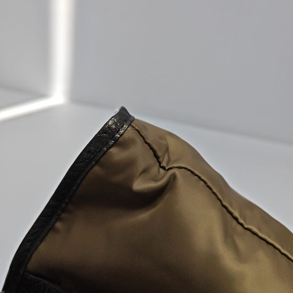 Special Material Top Handle Bag Green