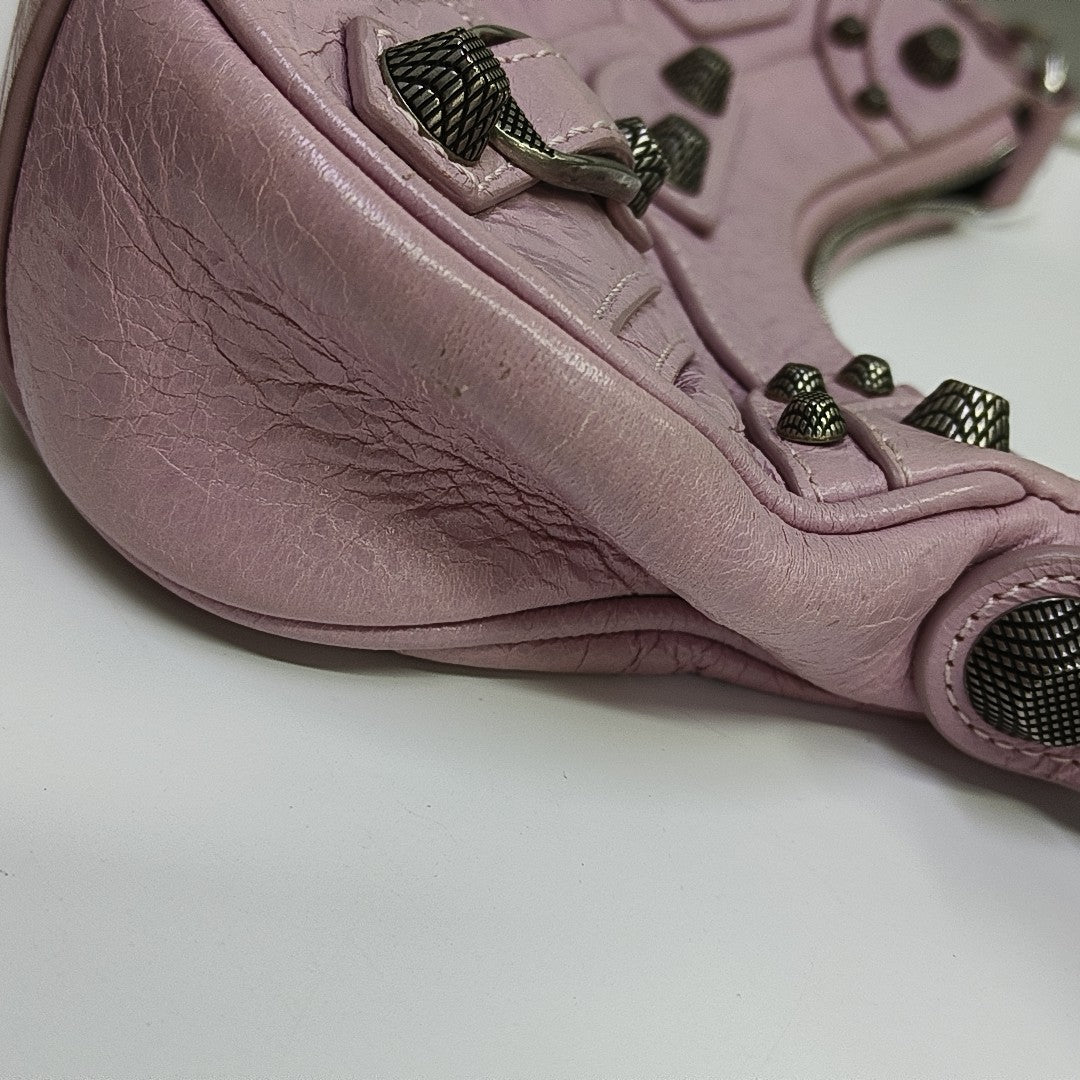 Le Cagole Mini Lambskin Pink