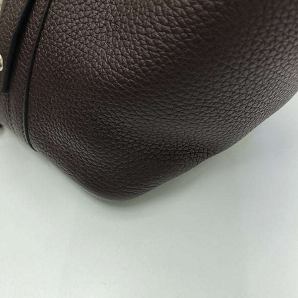 Authenticated pre-owned  Picotin Lock 18 Clemence Red - Bucket Bag at Looply