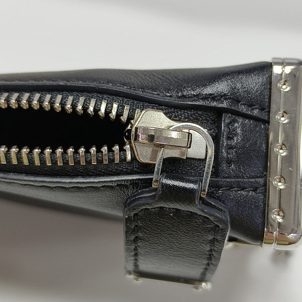 SIDE TRUNK Calfskin Black