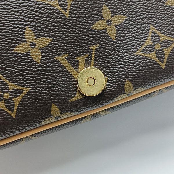 DIANE Monogram Coated Canvas Brown