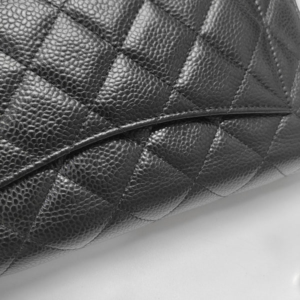WOC Quilted Grained Calfskin Black