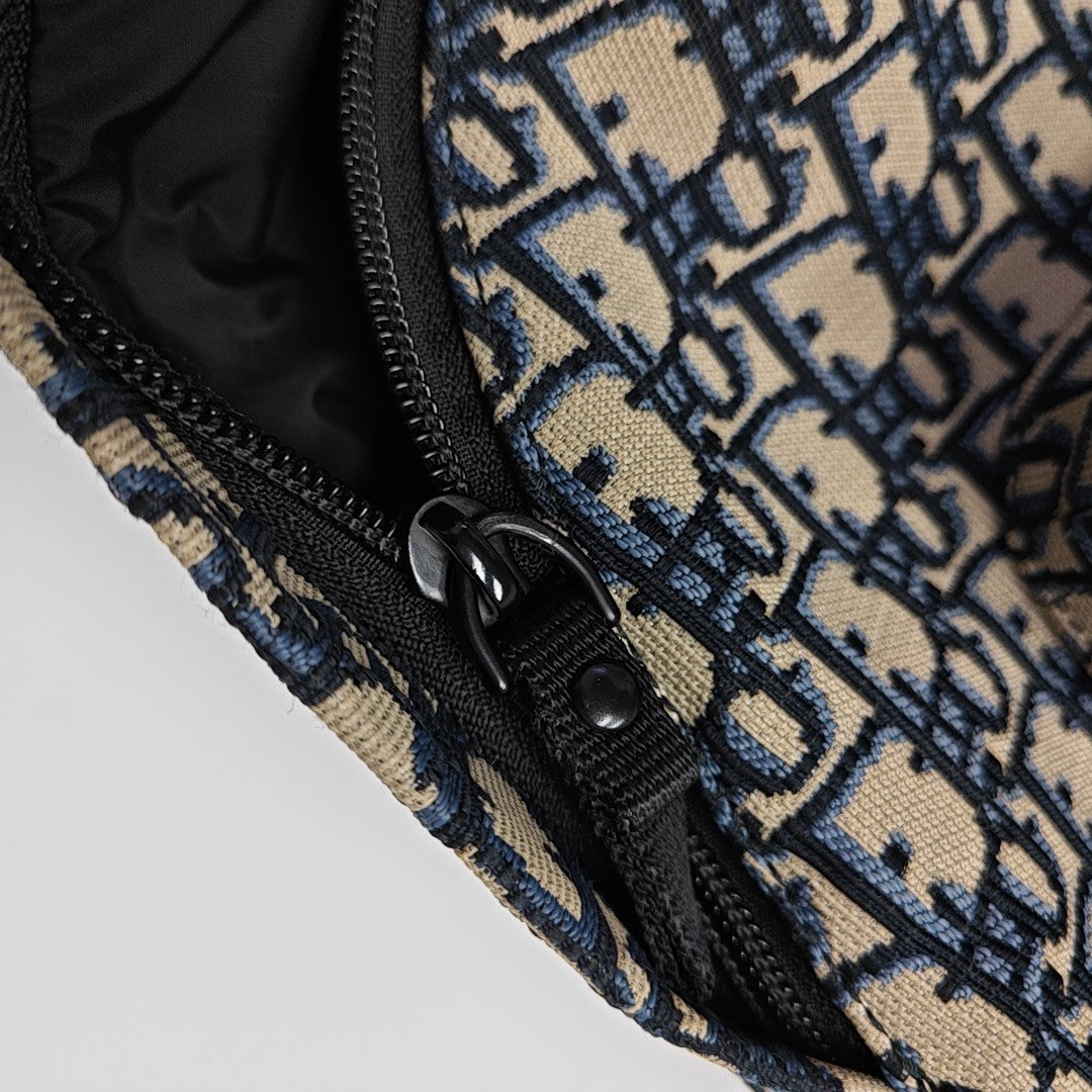 Diortravel Oblique Canvas Blue