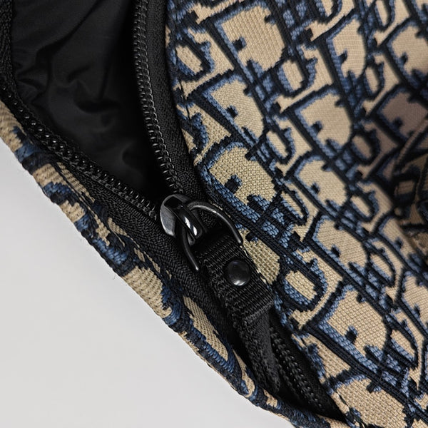 Diortravel Oblique Canvas Blue