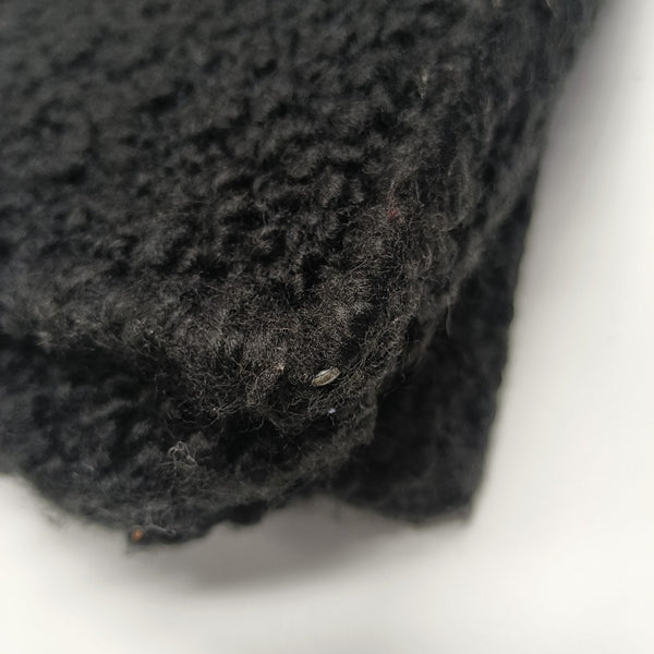 Fabric Top Handle Bag Black
