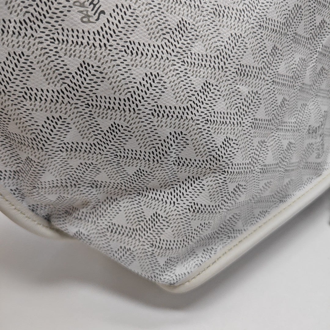 Anjou Mini Coated Canvas White