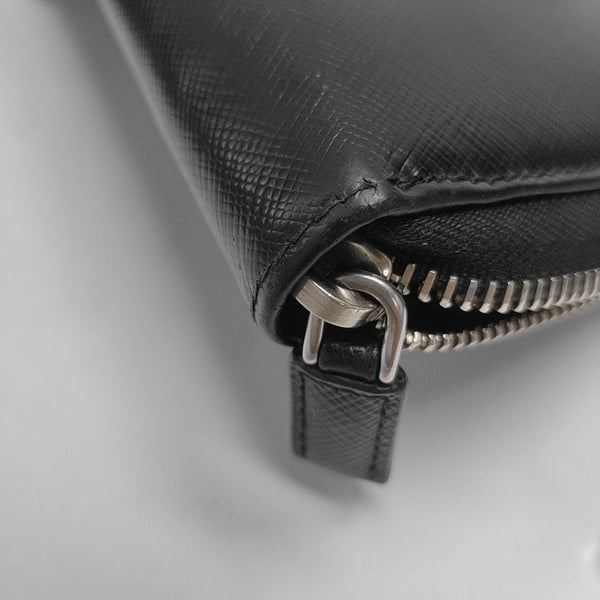 Saffiano Calfskin Wallet Black