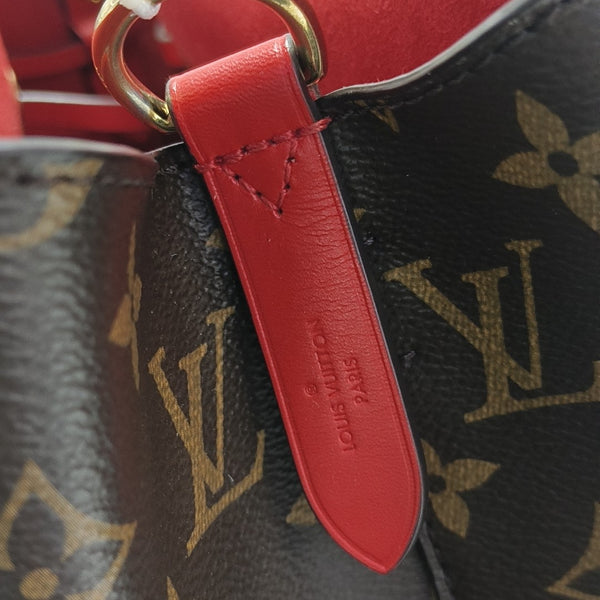 NÉONOÉ MM Monogram Coated Canvas Brown