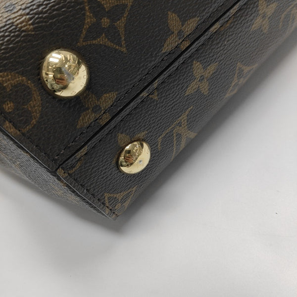 CLUNY Monogram Coated Canvas Brown