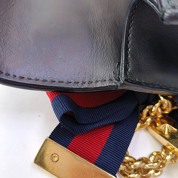 Authenticated pre-owned  Sylvie Mini Calfskin Black - Shoulder Bag at Looply