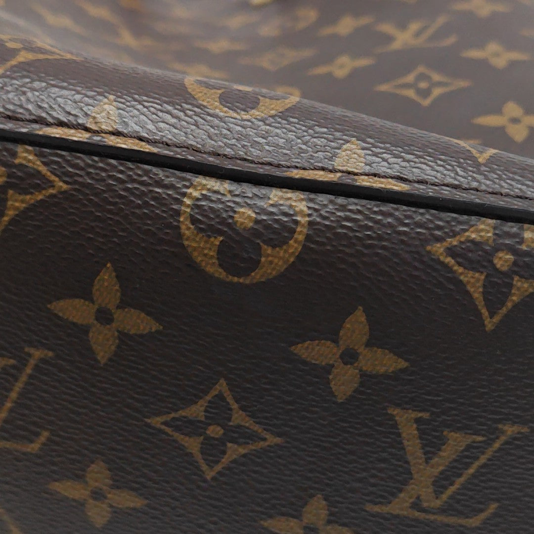 NÉONOÉ MM Monogram Coated Canvas Brown