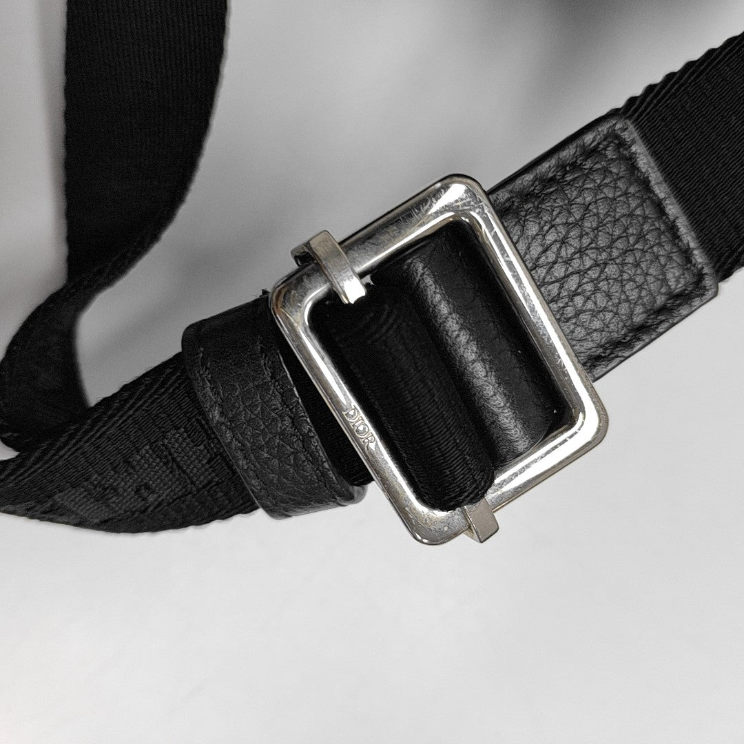 Safari Oblique Canvas Black