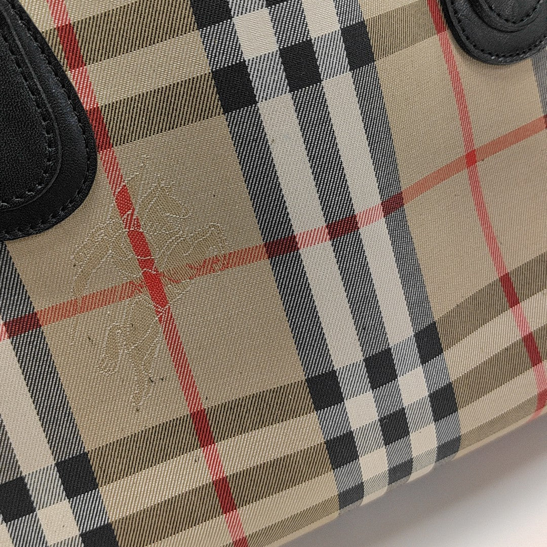 Canvas Top Handle Bag Beige