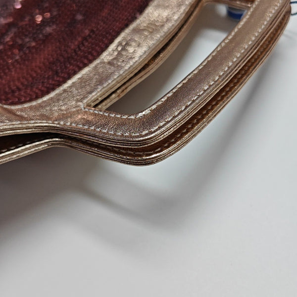 Special Material Top Handle Bag Pink