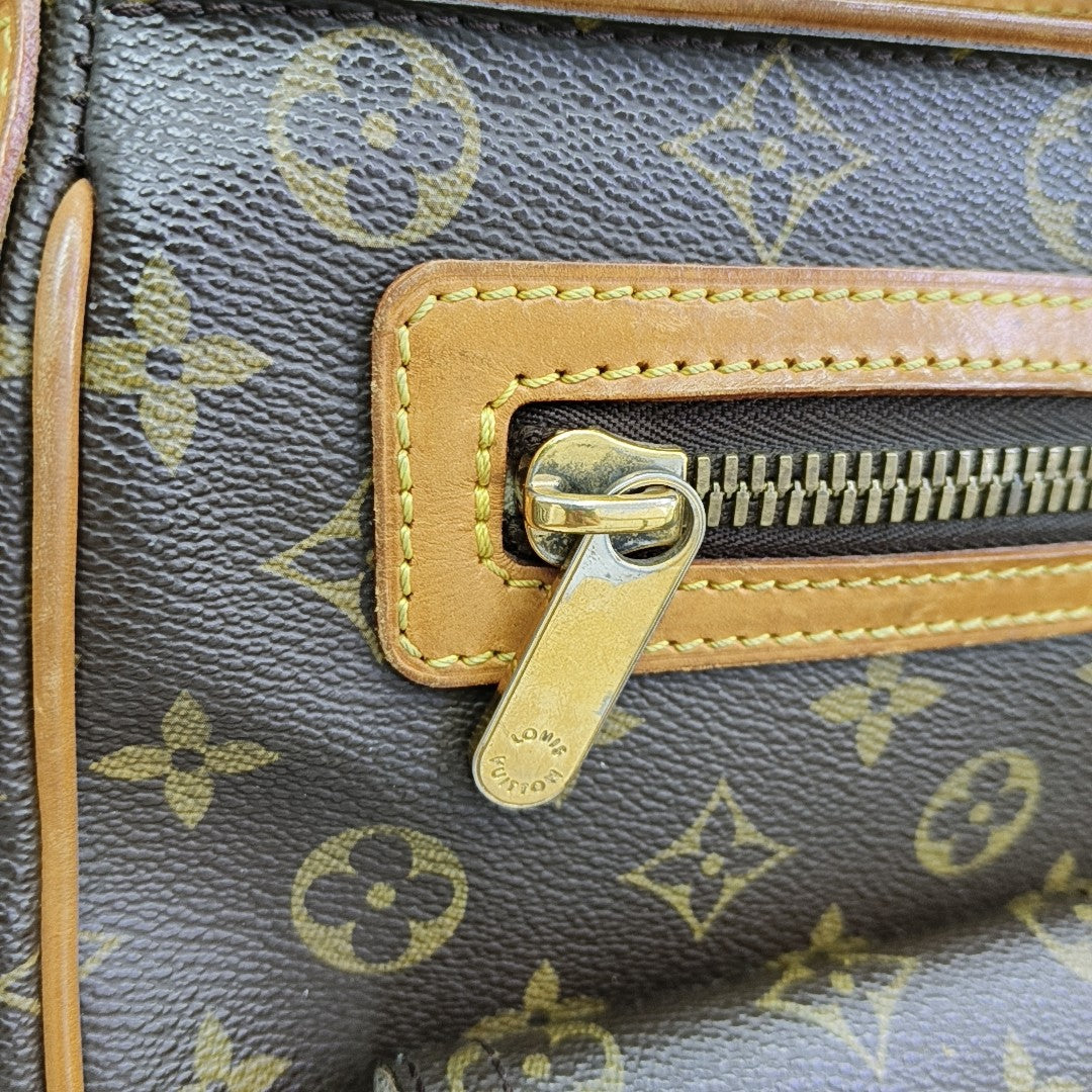 HUDSON GM Monogram Coated Canvas Brown