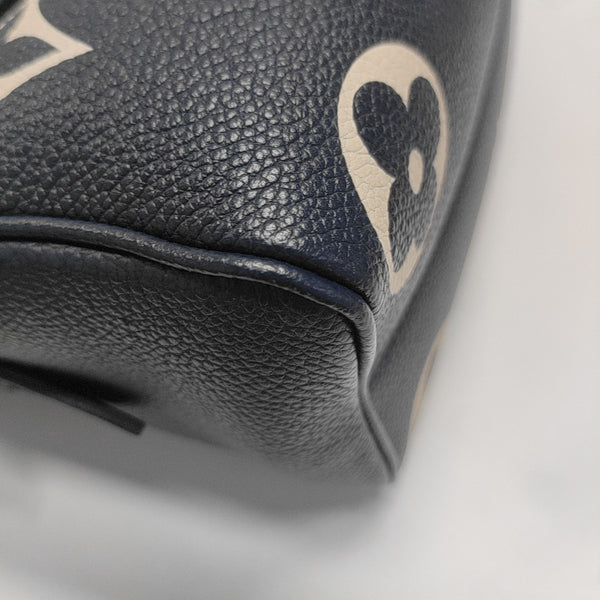 SPEEDY 20 Monogram Calfskin Blue