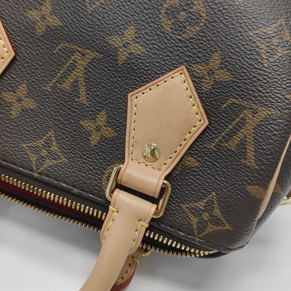 SPEEDY 20 Monogram Coated Canvas Brown