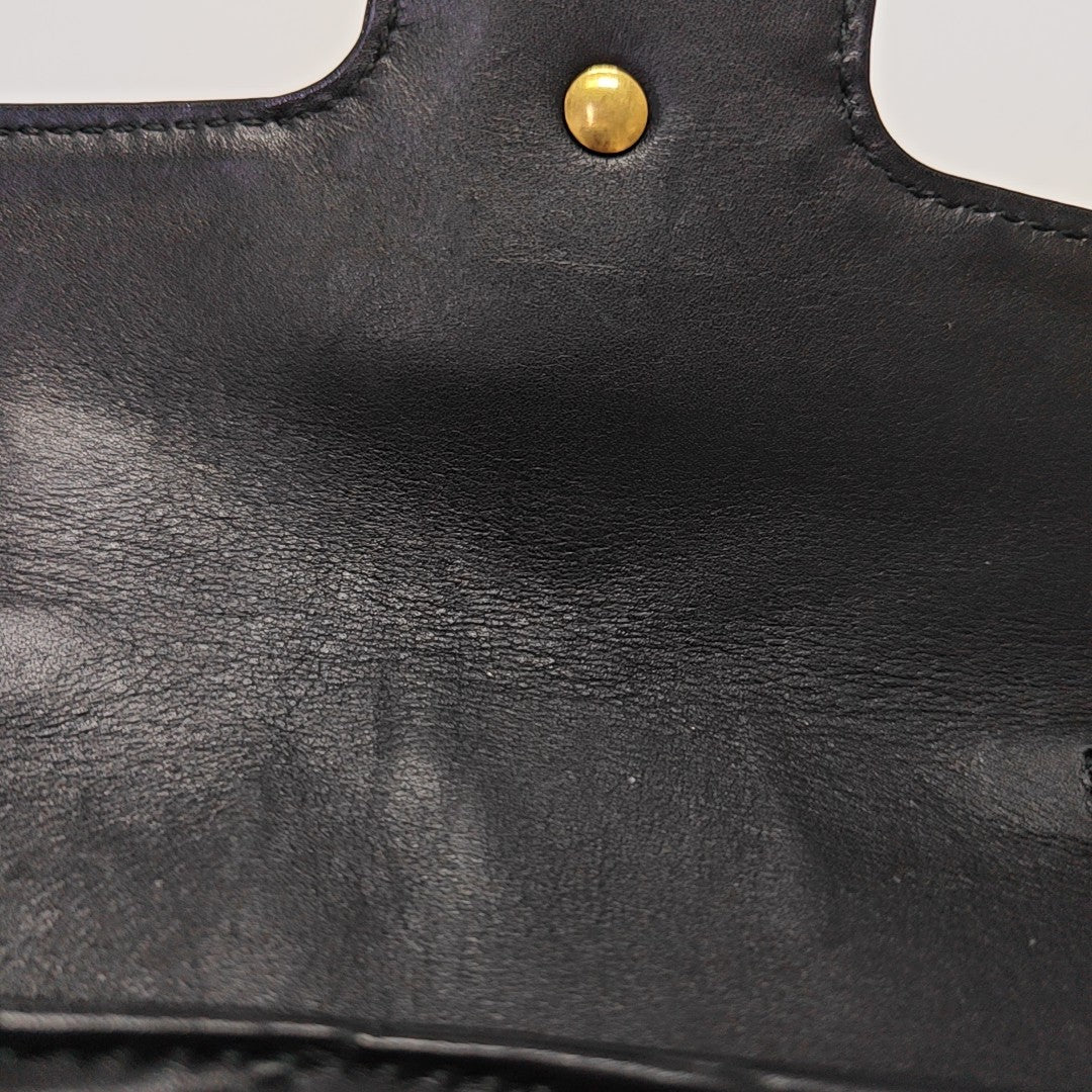 GG Marmont Mini Quilted Calfskin Black