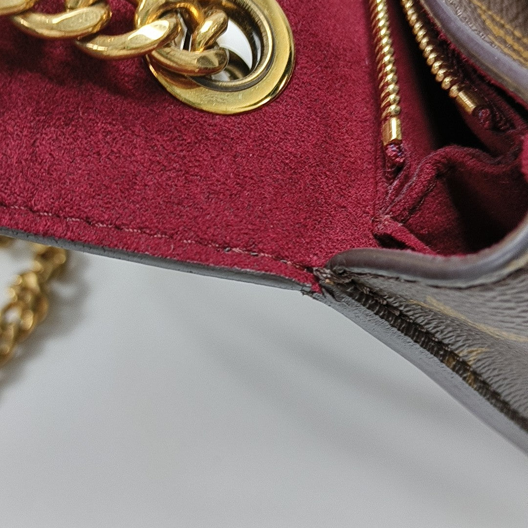 PASSY Monogram Coated Canvas Brown
