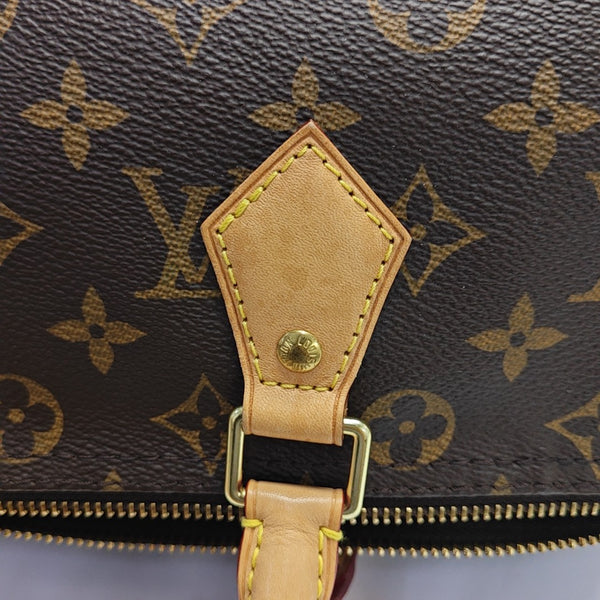 SPEEDY 30 Monogram Coated Canvas Brown