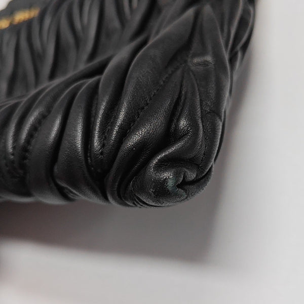 Quilted Lambskin Clutch Black