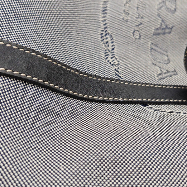 Fabric Shoulder Bag Gray