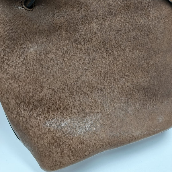 Lambskin Crossbody Bag Brown