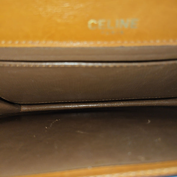 Calfskin Shoulder Bag Brown