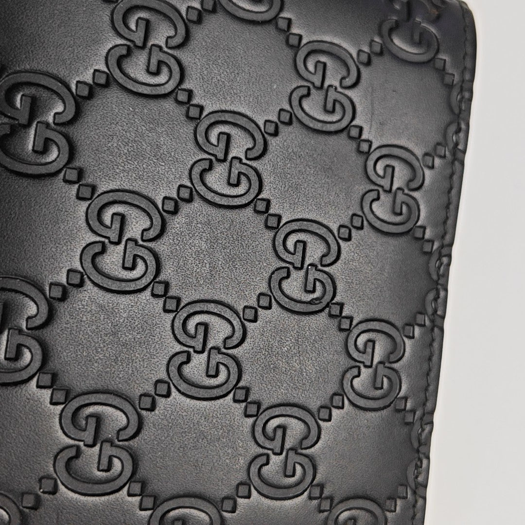 Monogram Calfskin Wallet Black