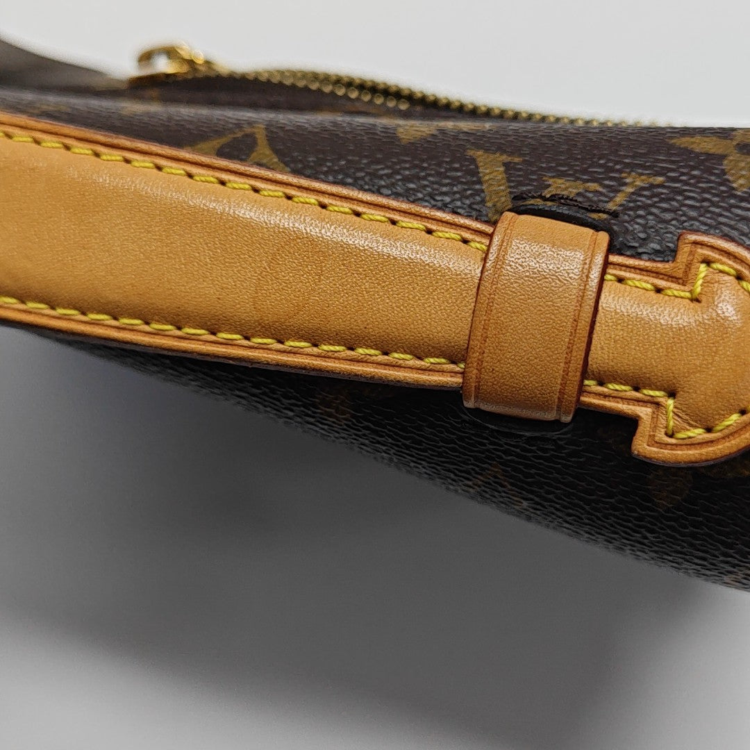 MÉTIS MM Monogram Coated Canvas Brown