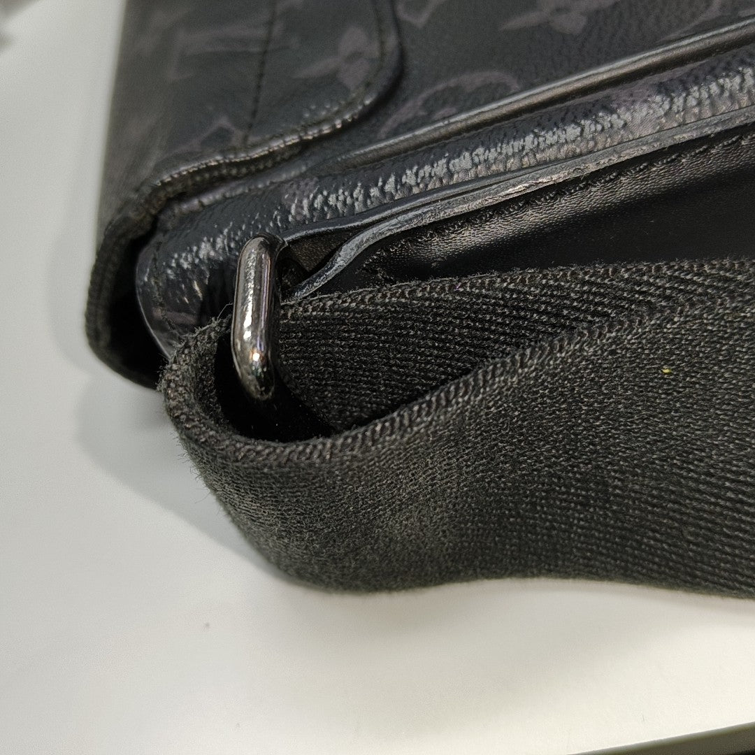 DISTRICT PM Monogram Coated Canvas Gray