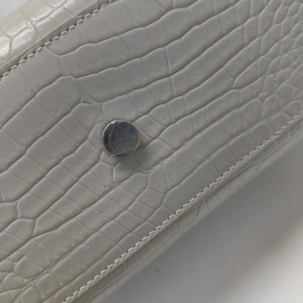 SAC DE JOUR Nano Calfskin White